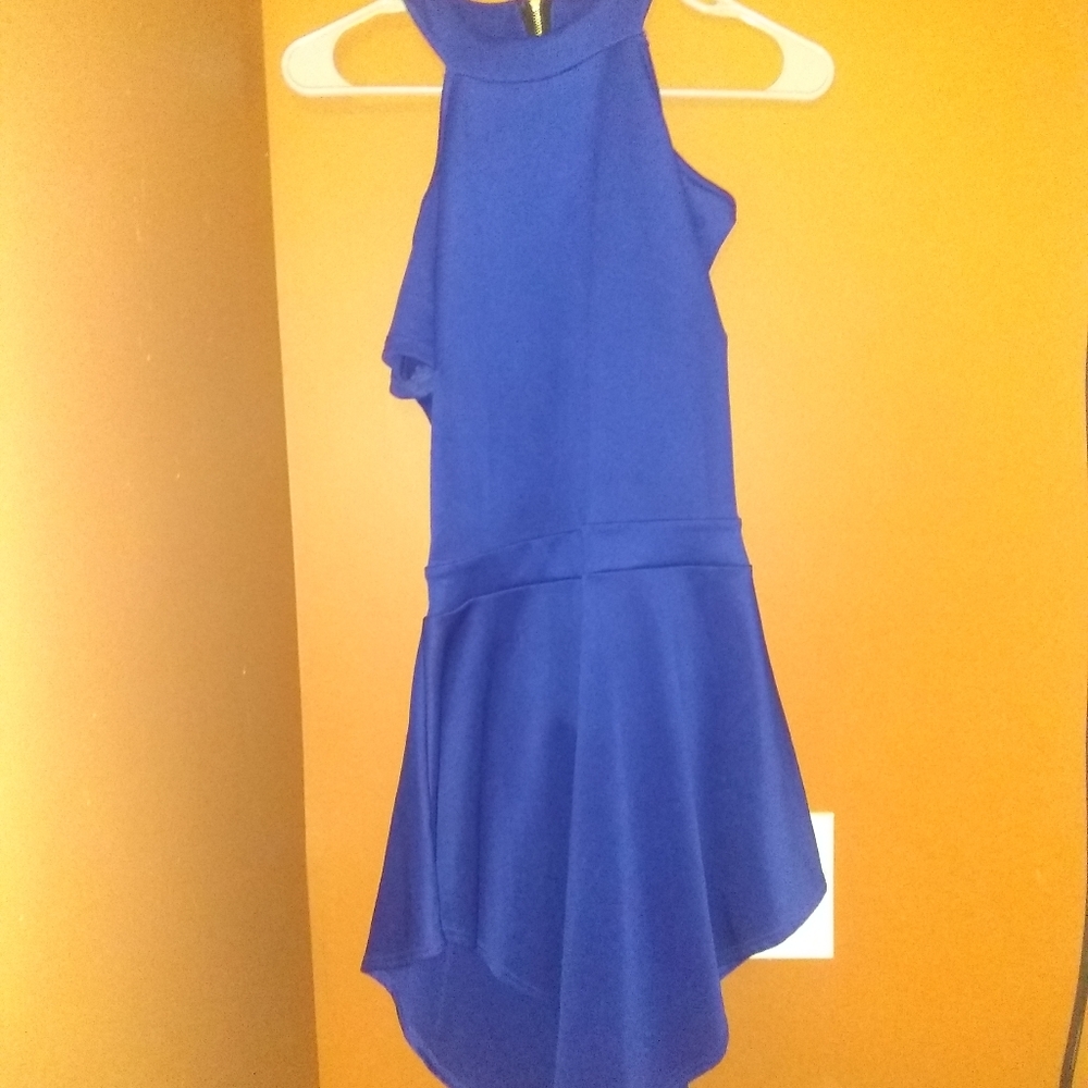 Blue dress